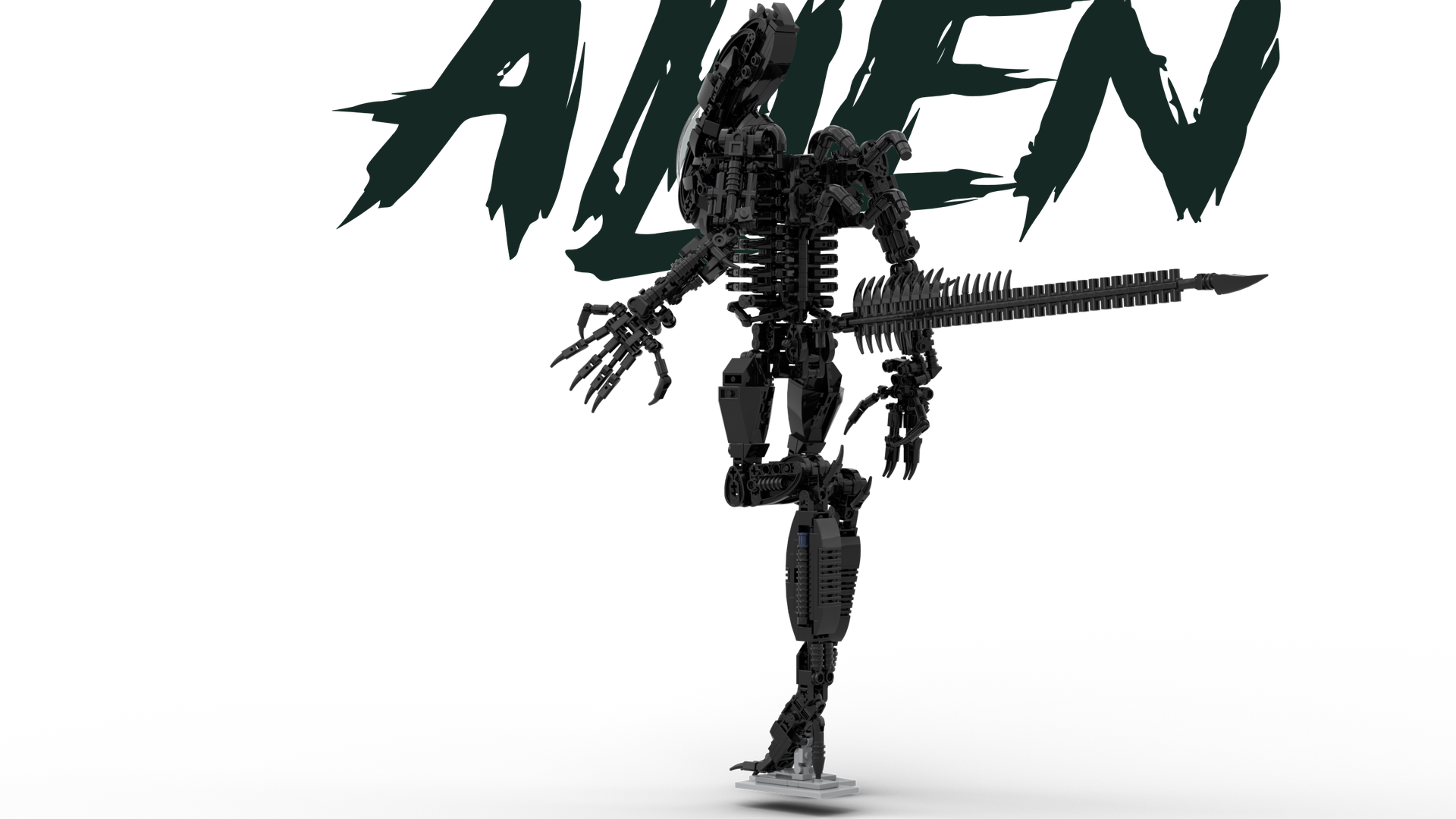 Xenomorph - Alien - anatomically correct - Fully Articulate pose-able Model - For Advanced Builders