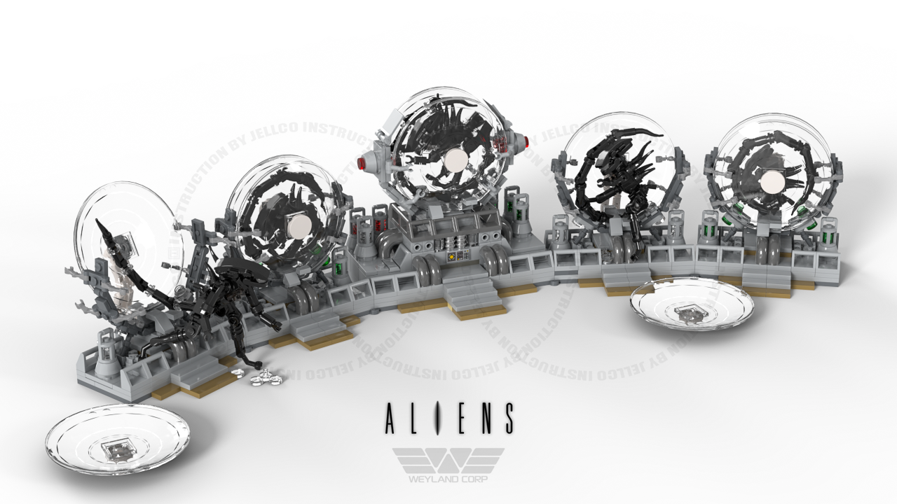 Micro ALIENS Concept ART Series : Laboratory of Weyland Corp. PART Final