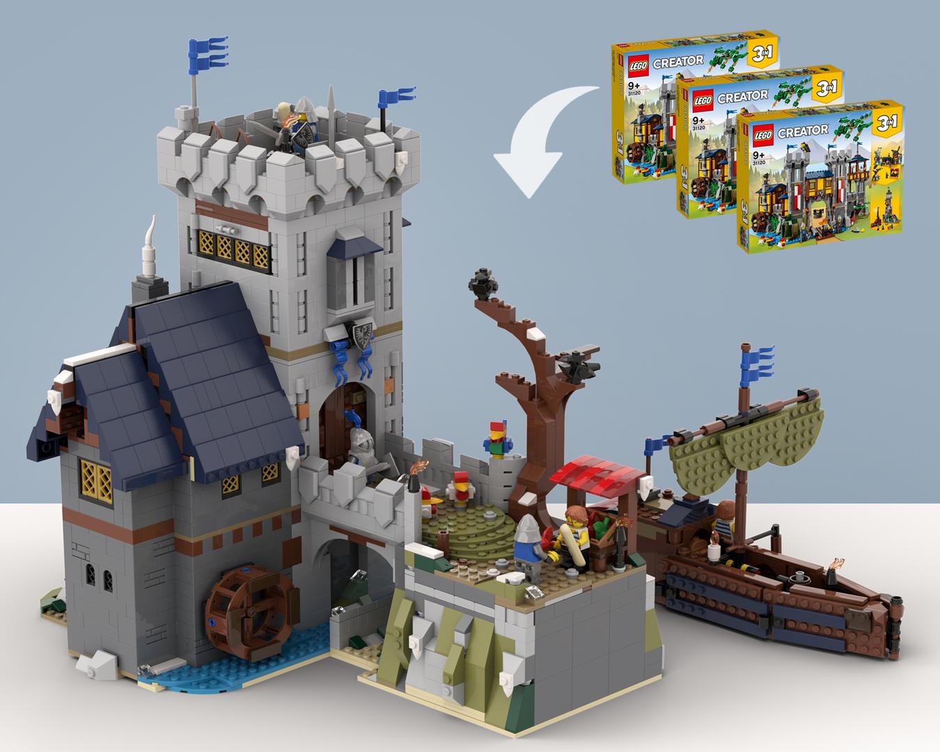 Mountain pass Black Falcon tower