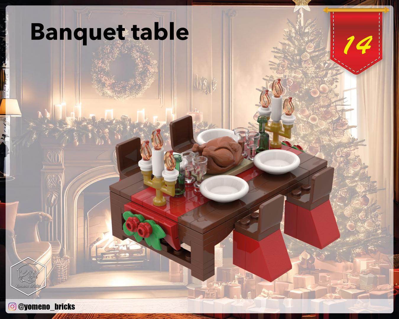 Banquet table - Advent calendar 2024 - 14