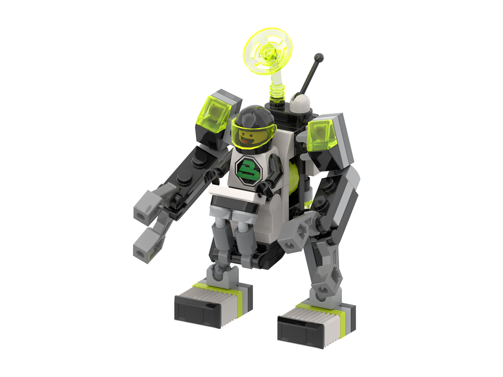 Blacktron II: Nomad Mech - (30694-1 Modification)