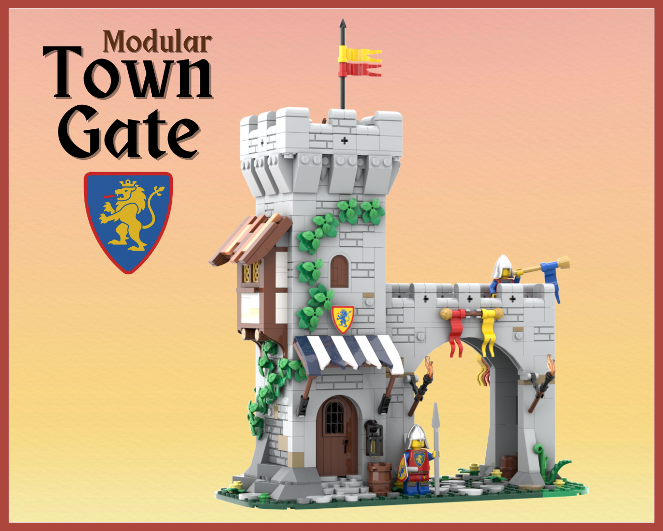 Lion Knight's Modular Town Gate