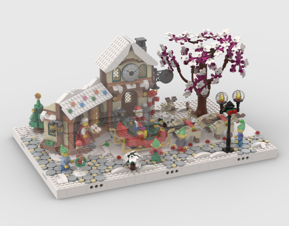 Winter Village - Display for set 10245 - Santa's Workshop