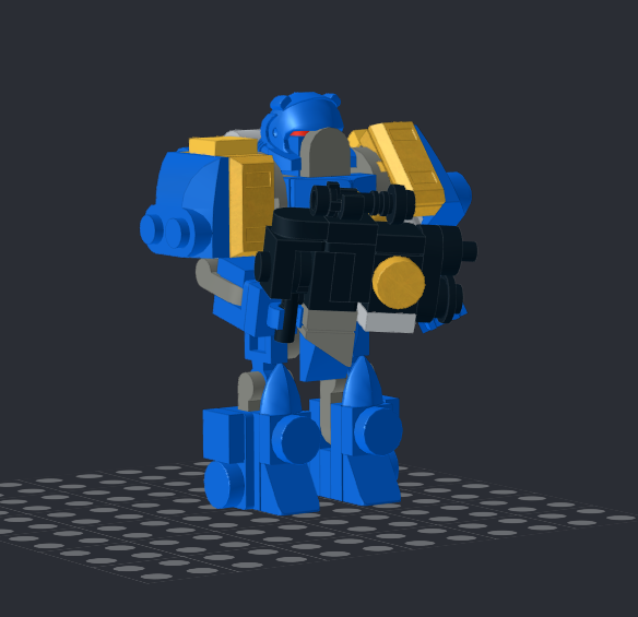 Space marine from Warhammer