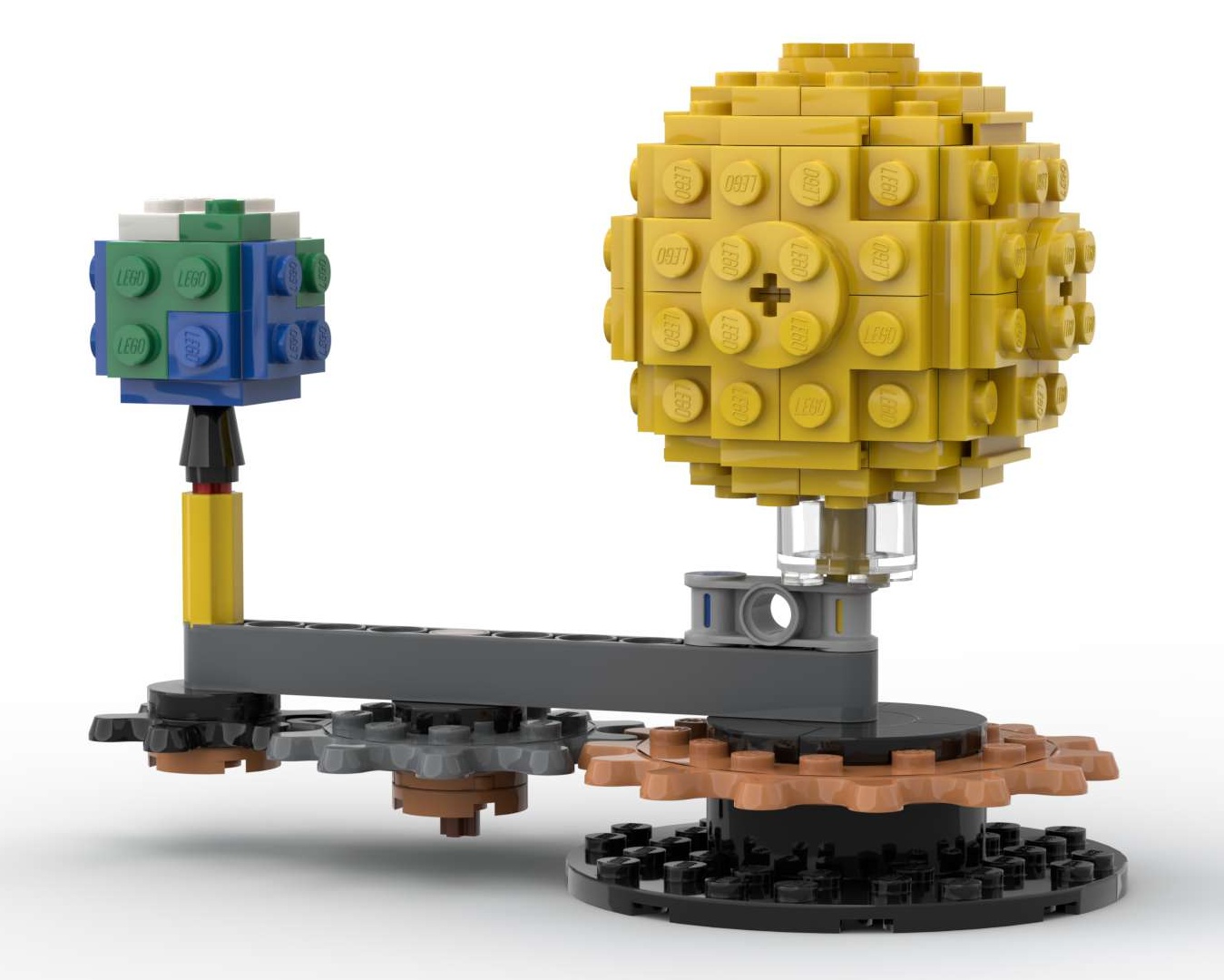 Earth and sun orrery