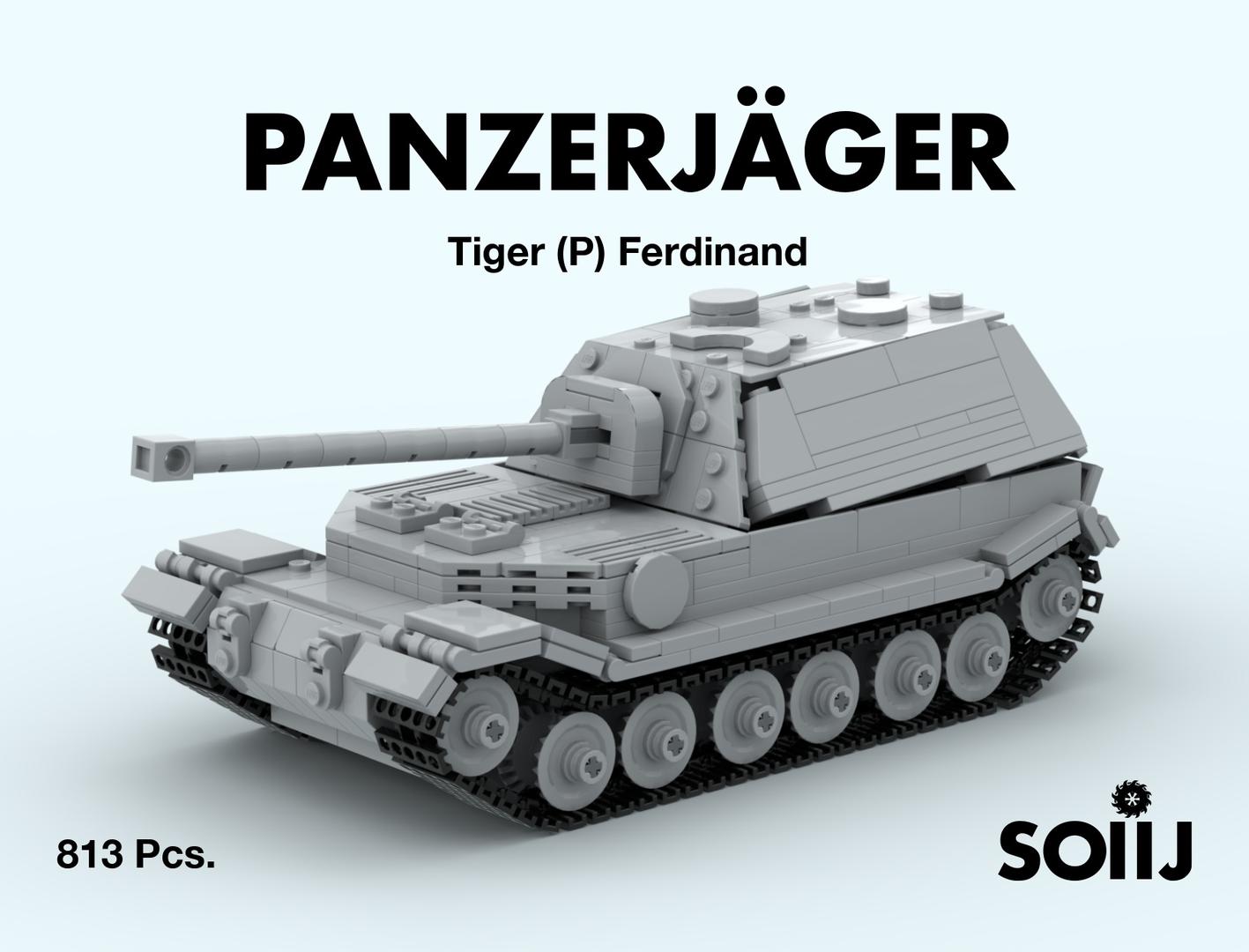 Panzerjäger Tiger (P) Ferdinand Vk 45.01  -  German SPG 1:35