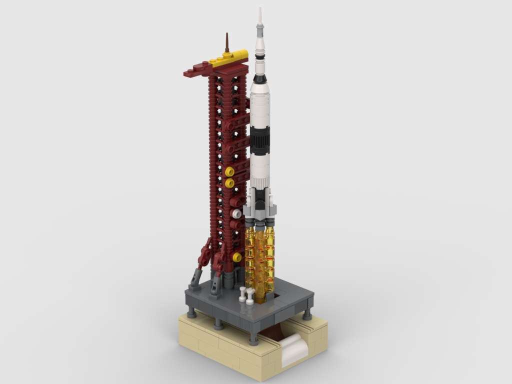 nano Saturn V launching