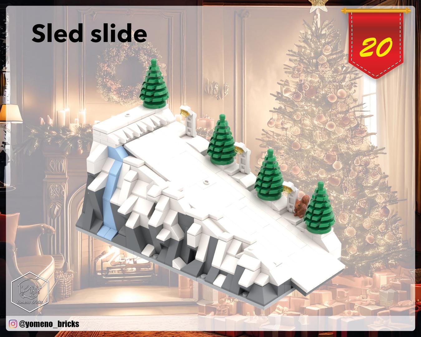 Sled slide - Advent calendar 2024 - 20