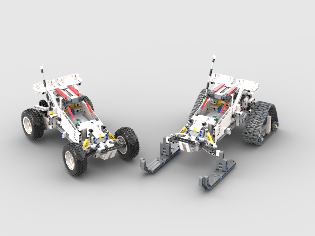 Off Road Buggy + Snowmobile from 42100 Liebherr R 9800 Excavator