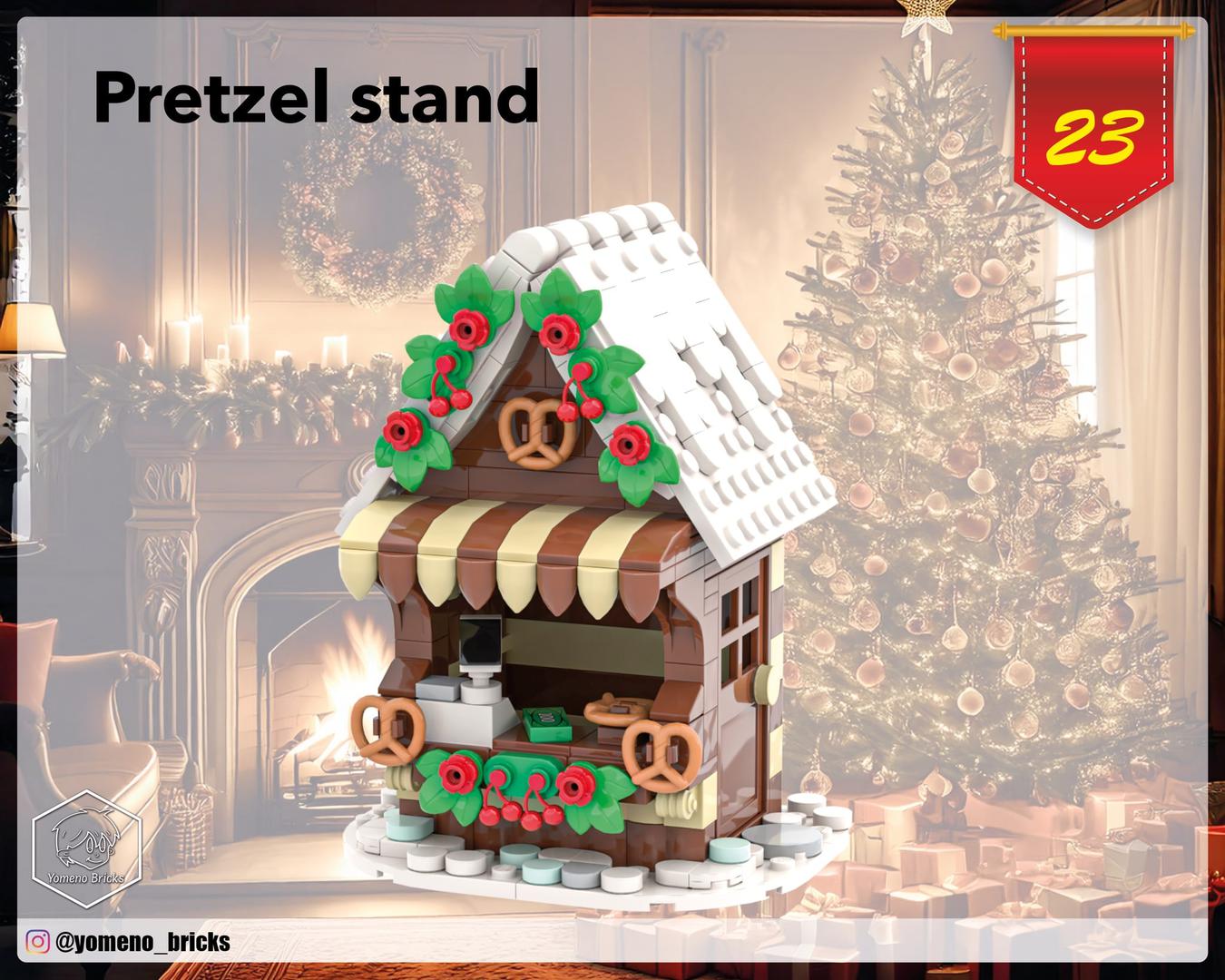 Pretzel stand - Advent calendar 2024 - 23