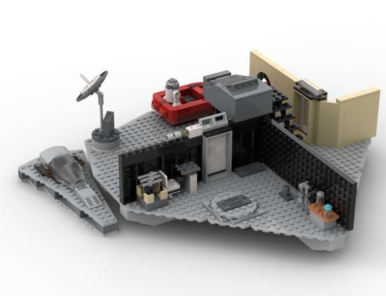 battele ship with R2-D2 gadgets alternate build