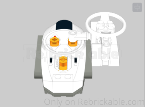 Power functions controller steering mod