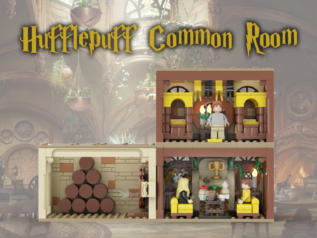 Hufflep*ff Common Room Set (Modular)