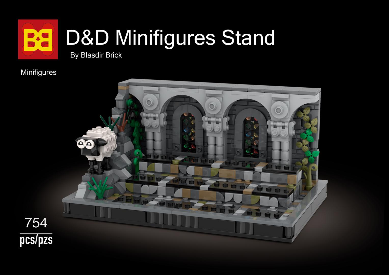 D&amp;D minifigures Stand