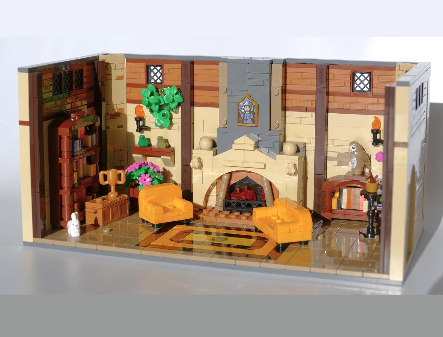 Black and Yellow magical Common Room