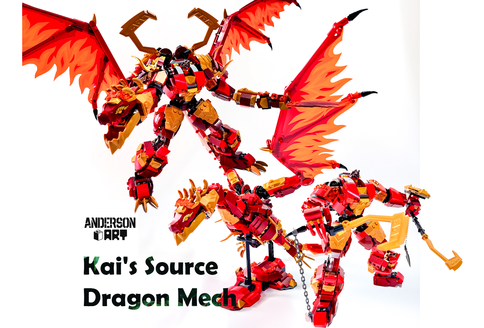 Ninjago Kai's Source Dragon Mech (LEGO 71822) alternate build