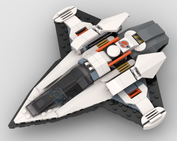 Spaceship with Landing Gear