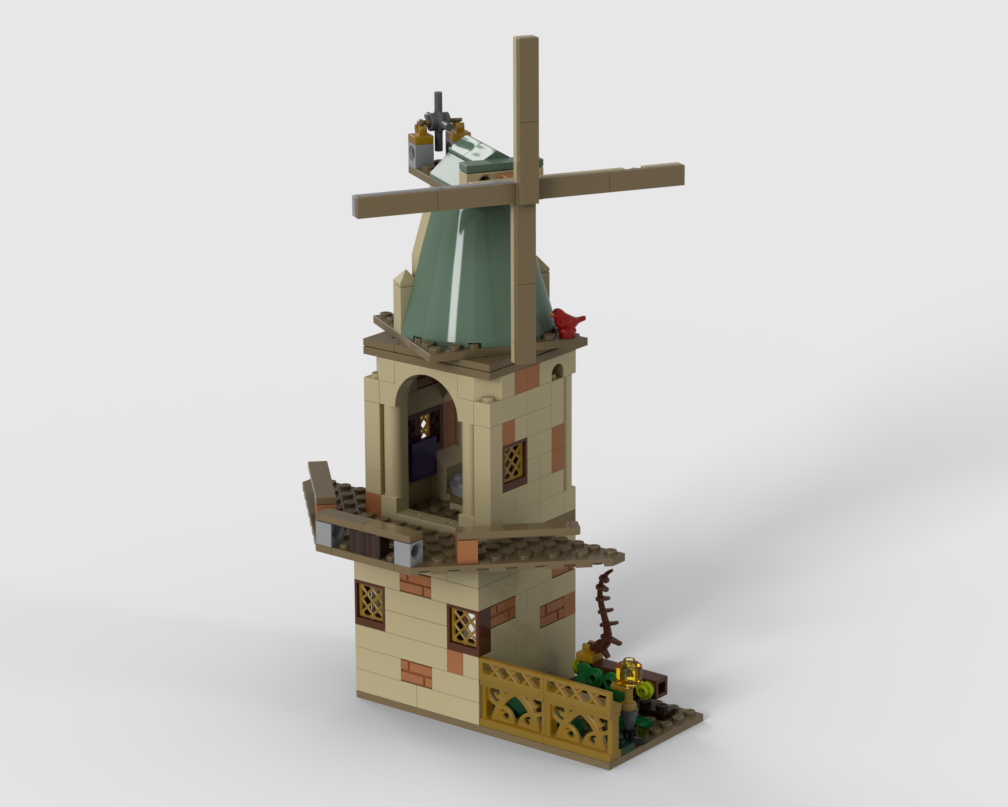 Green Windmill of Hogwarts alternate build