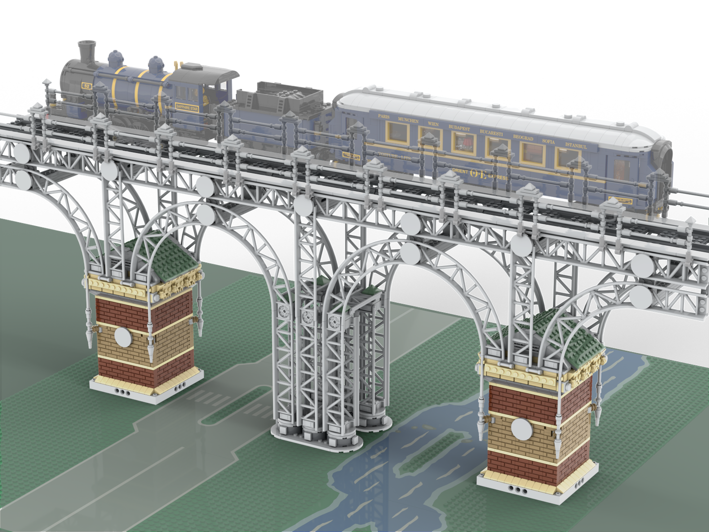 Coaster Track Railroad Bridge