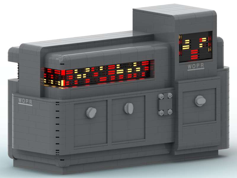 WOPR (War Operation Plan Response) - Joshua Supercomputer AI from the movie Wargames / KI aus dem Film Wargames