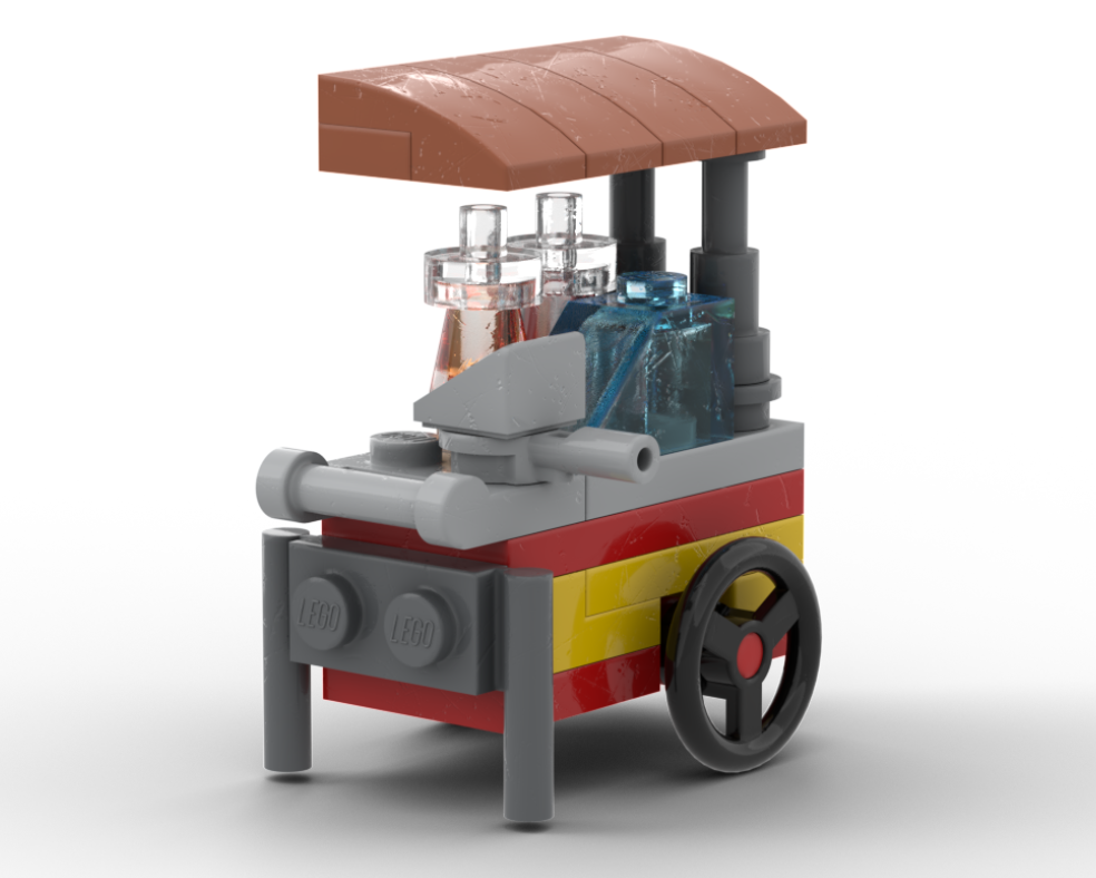 Carrito de Piraguas - Puerto Rico Edition (Minifig Scale)