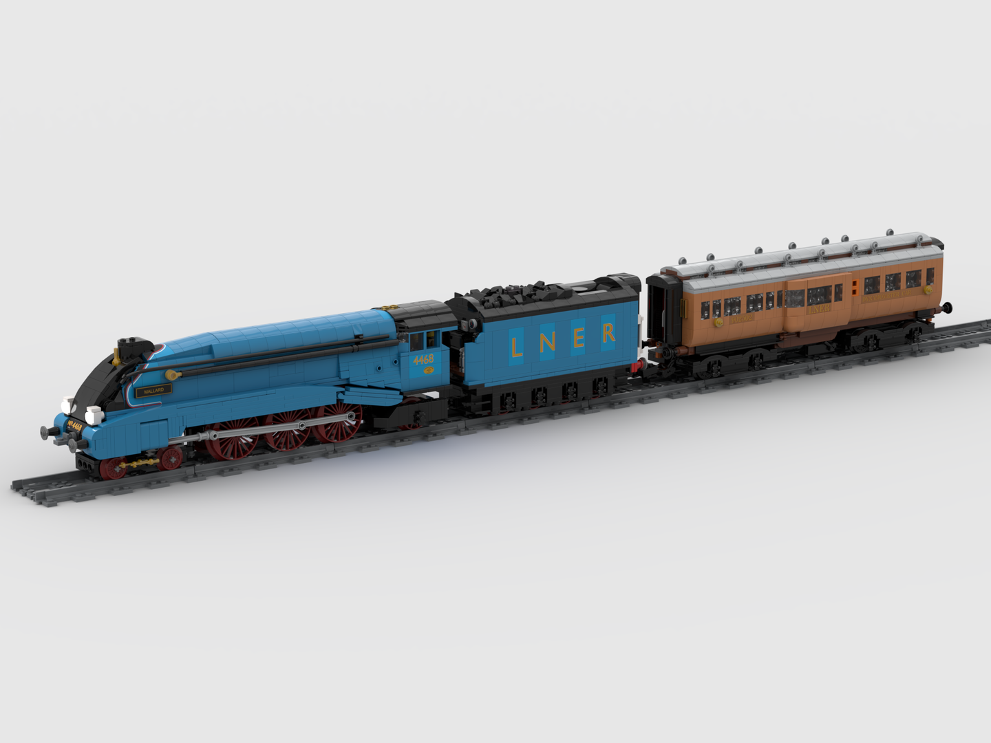 LNER A4 Garter Blue "Mallard" with Dynamometer Car