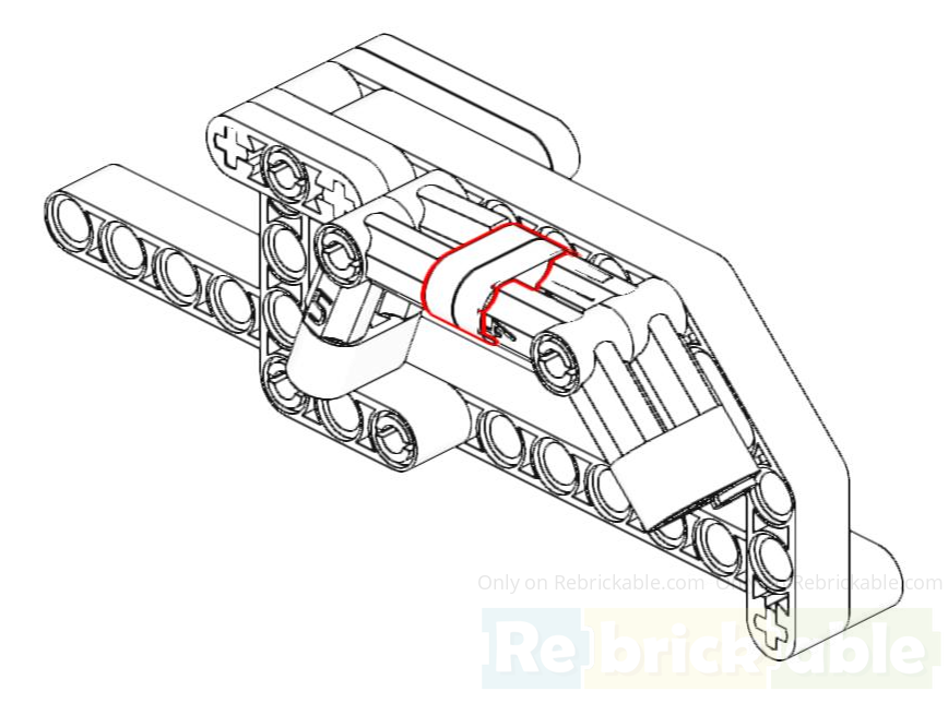 Simple Technic car fender