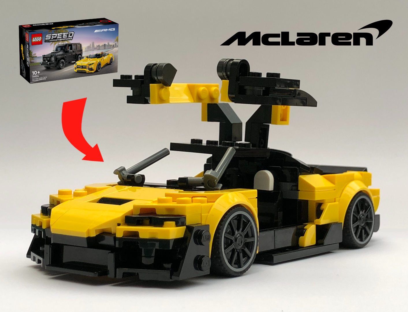 76924 McLaren W1 (Working Gull-Wing doors and spoiler)