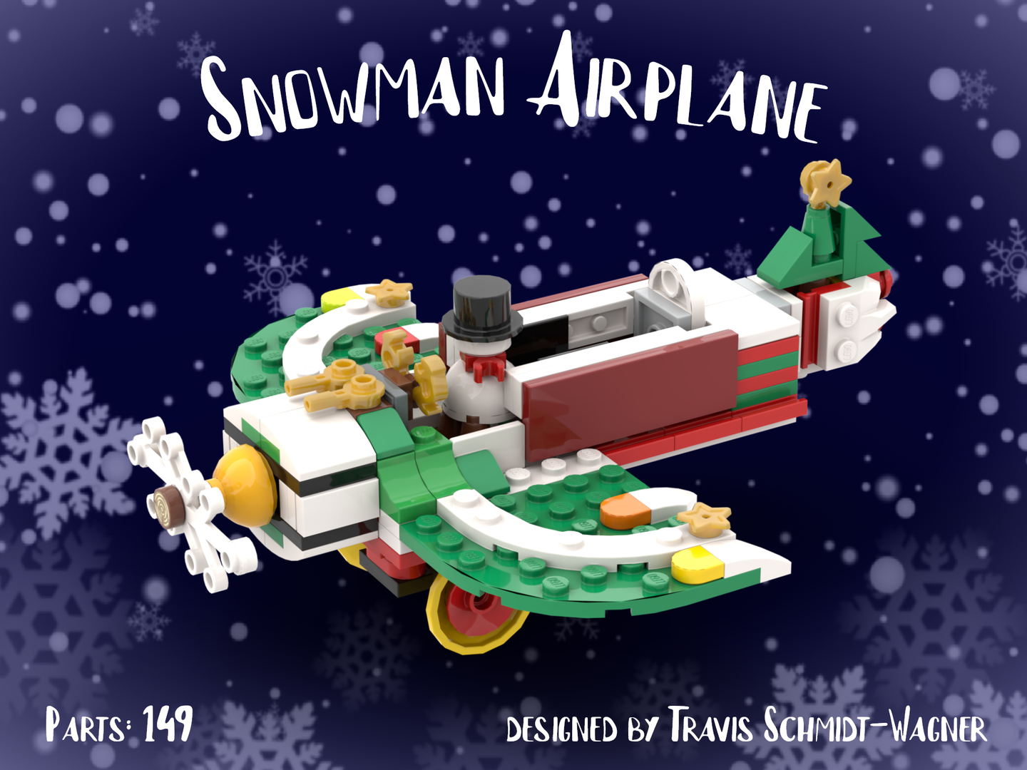 Snowman Airplane 40702 Alt Build alternate build