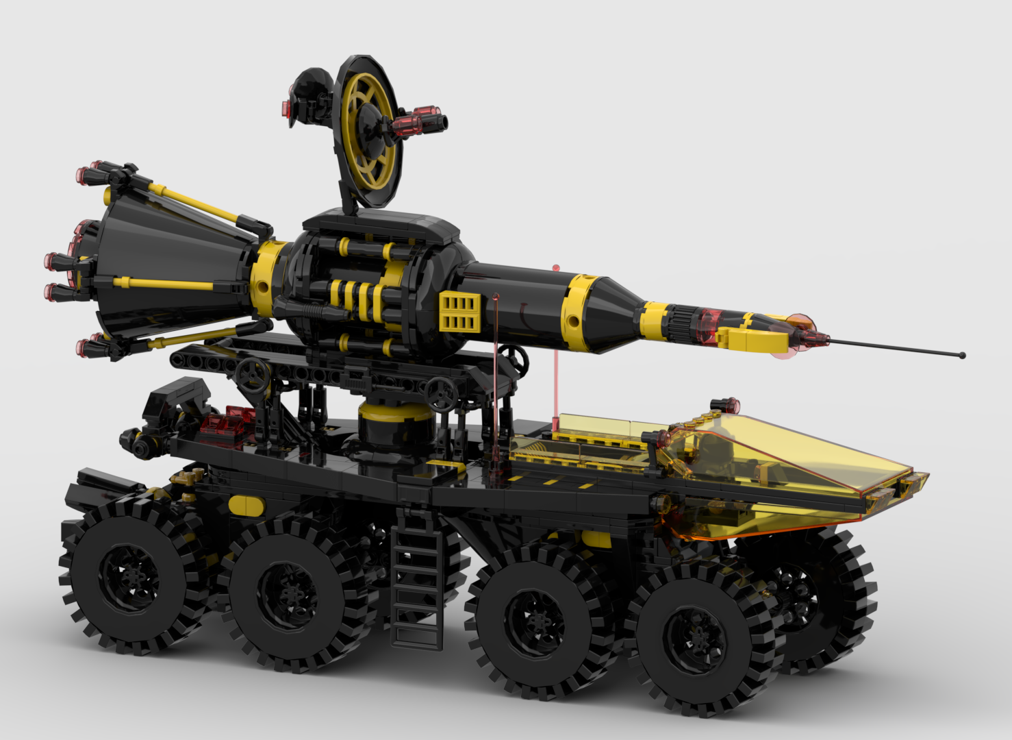 Mobile Rocket Transport Blacktron I 6950 remake