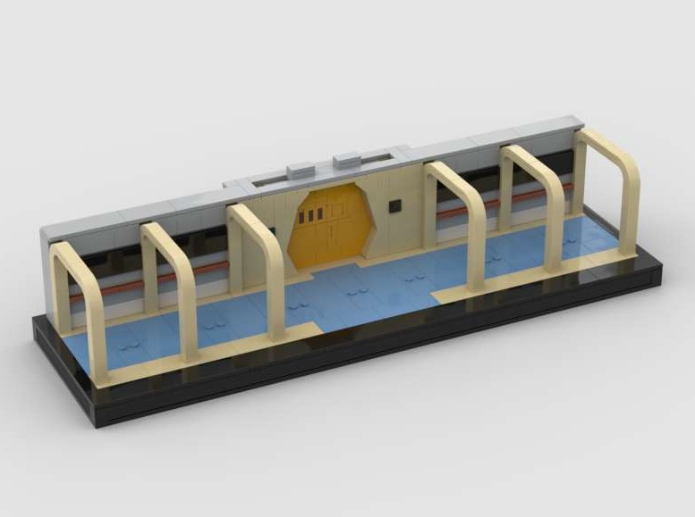 Star Trek TNG Minifigure Display Stand