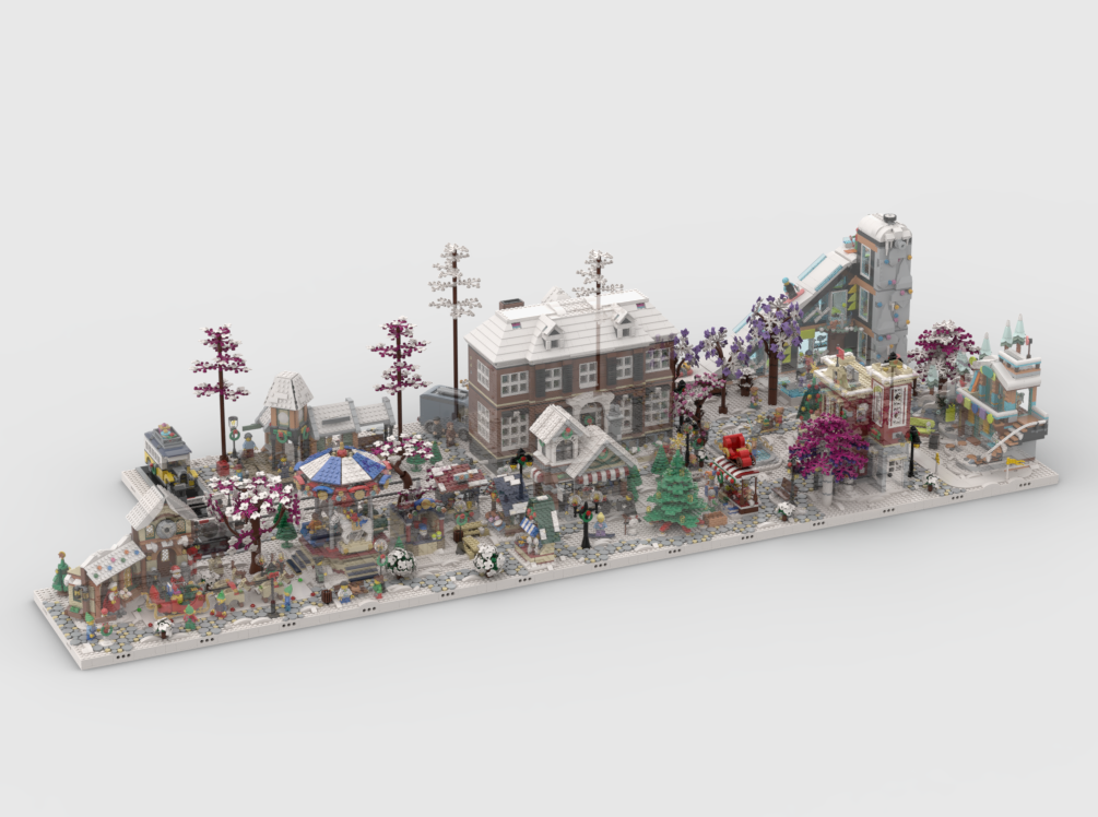 Winter Village - Display Package 2 for sets: 10235, 10245, 10249, 10259, 10263, 60366, 21330, 41756