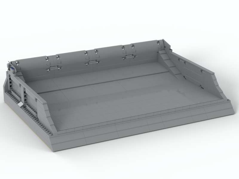 Platform with enclosure for "mining" with the Lego 42055 Bucket Wheel Excavator