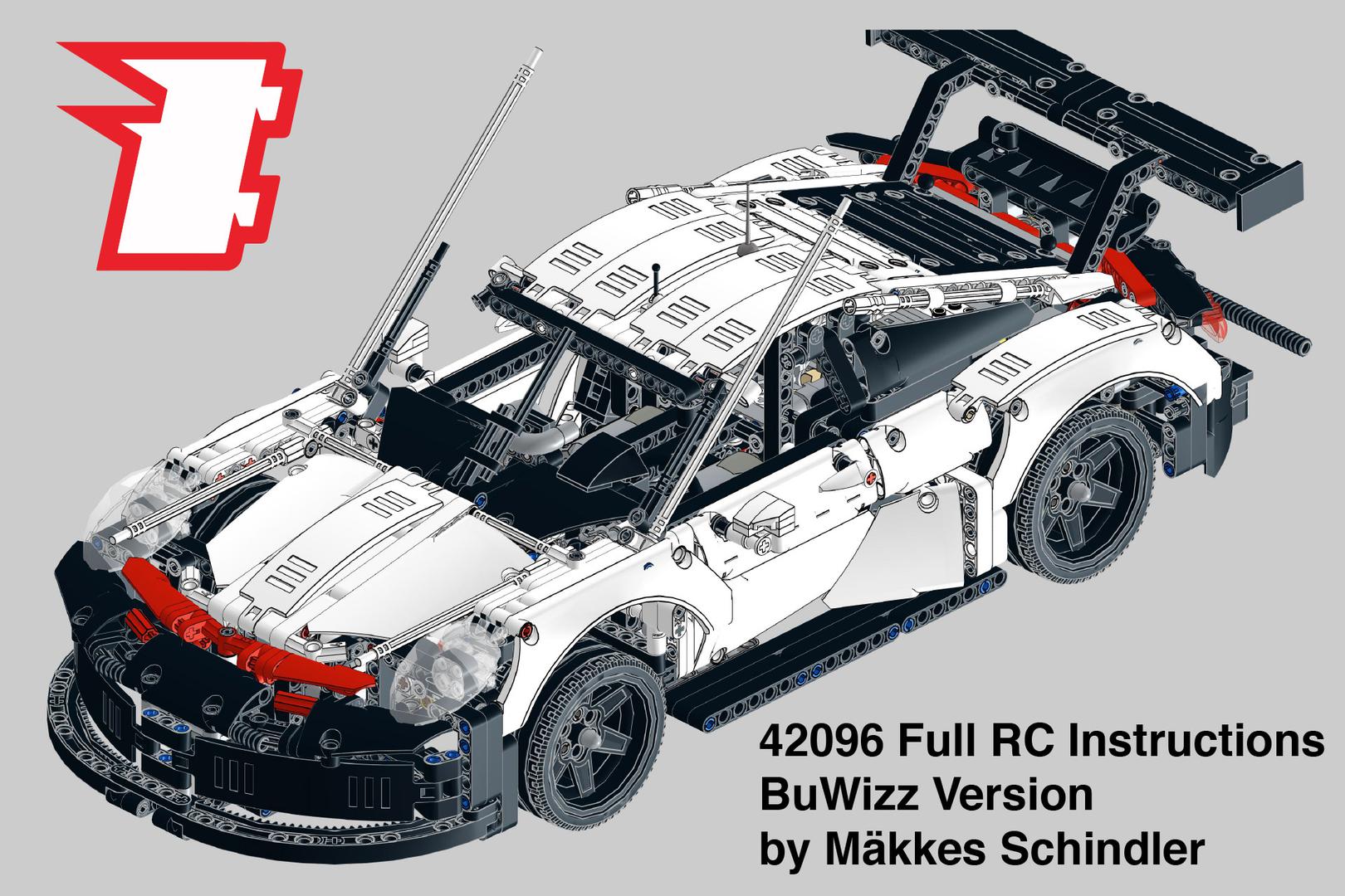 Custom 42096 Full RC with LED lights - BuWizz Version