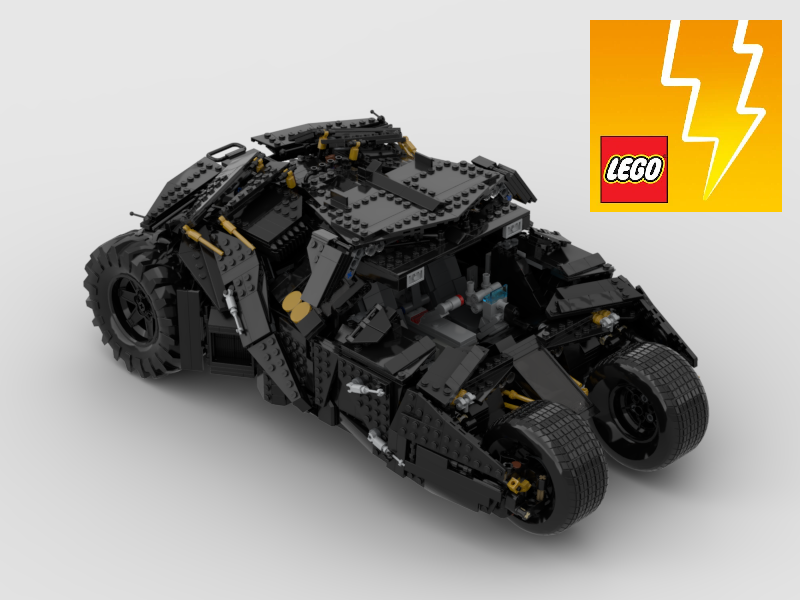 PoweredUP RC UCS Tumbler 76240 with Technic Chassis