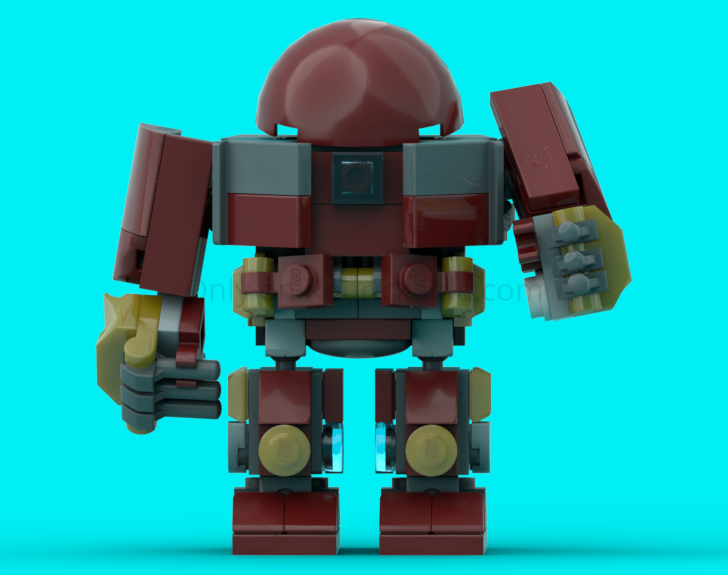 Minifig scale Hulkbuster MK2