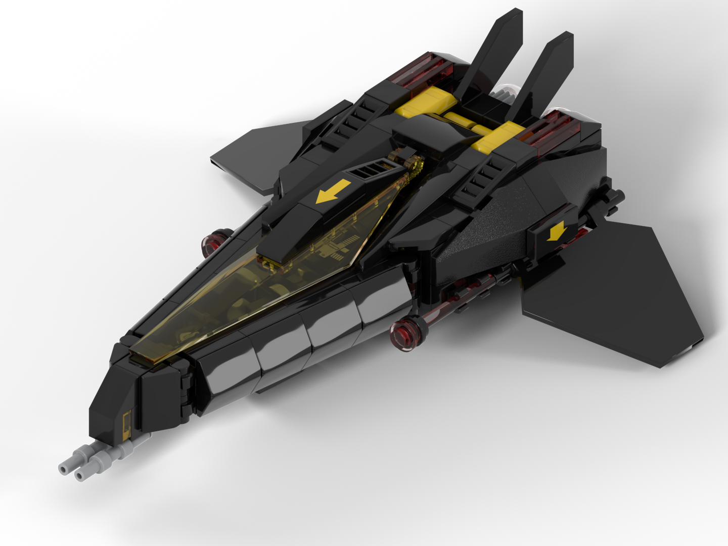 Blacktron shuttle - The Disruptor