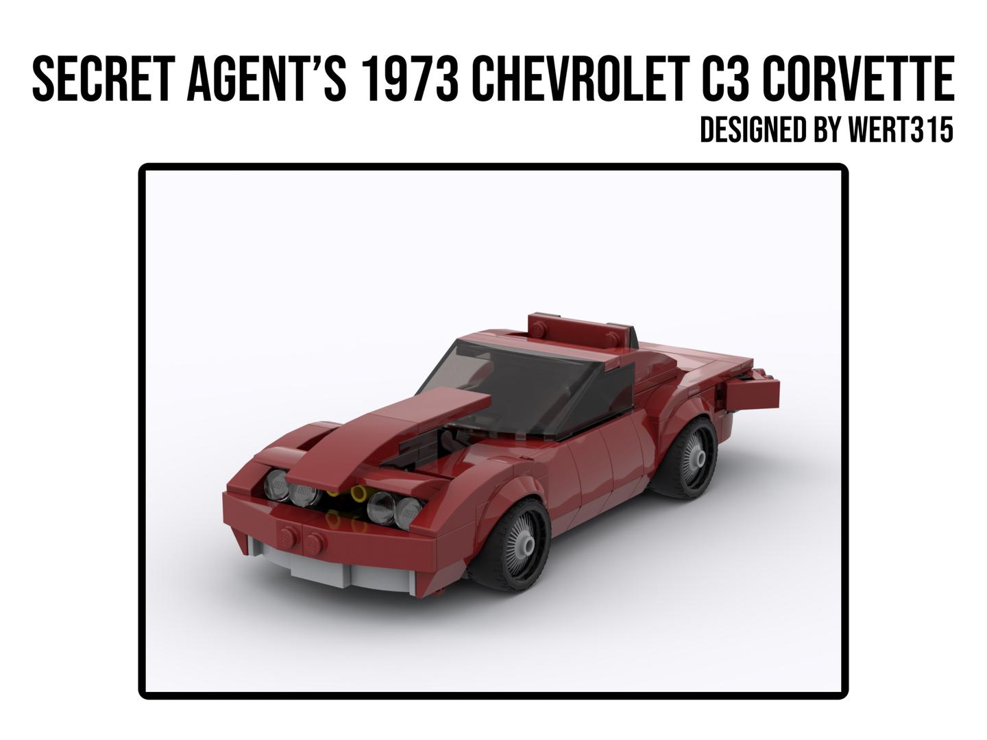 Secret Agent's 1973 Chevrolet C3 Corvette (76903 Mod)
