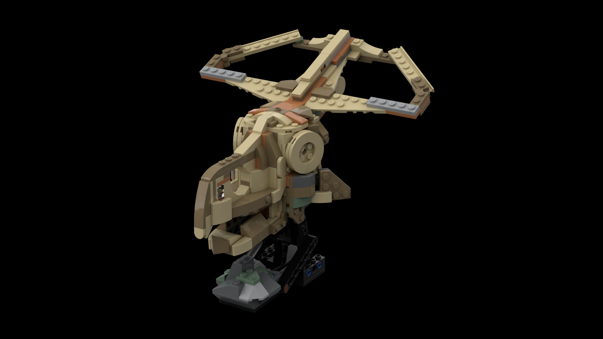 Protoceratops Skull - 76969 Alt Build