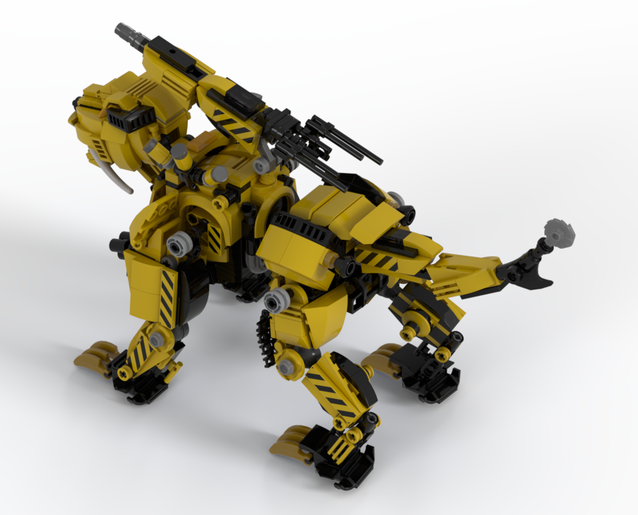 Mechanical Saber-Toothed Tiger
