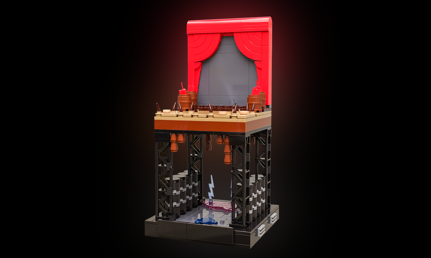 LEGO Batman: Arkham Monarch Theatre Diorama