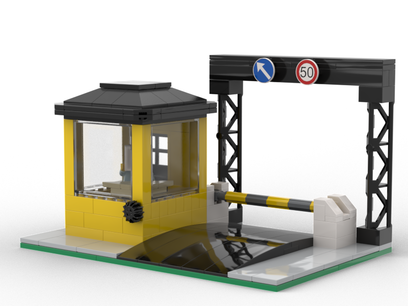 Modular toll booth