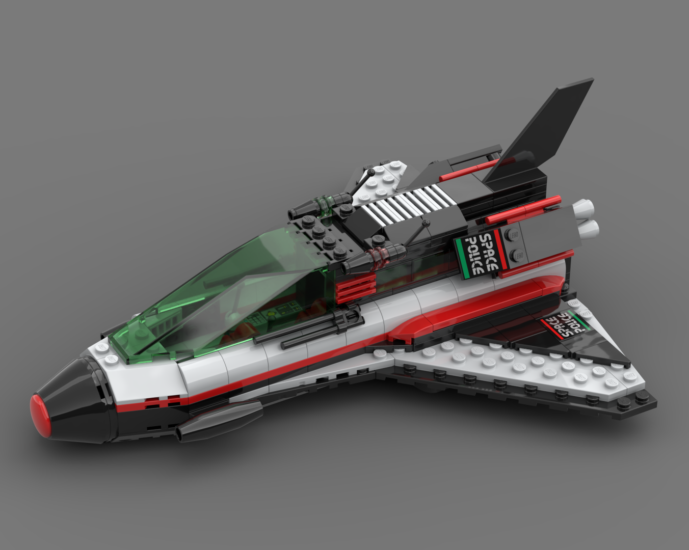 Space Police II Shuttle - compatible to 10391