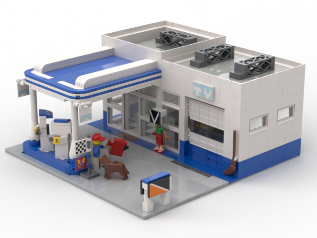 Mini shop &amp; fuel station