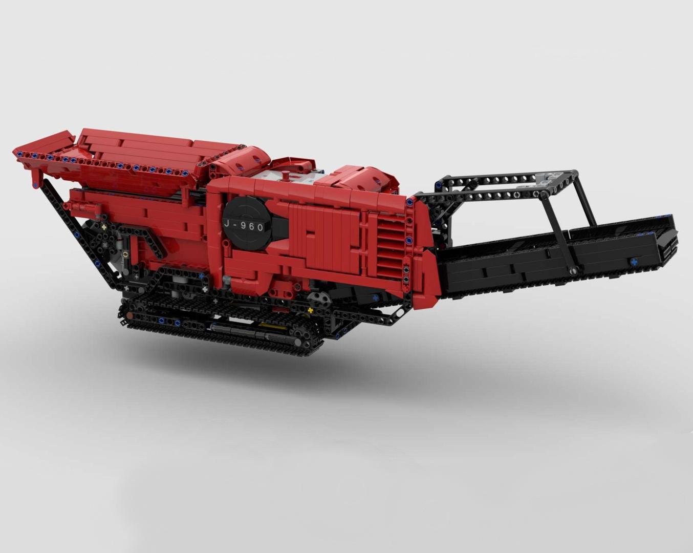 J-960 rock crusher in lego technic
