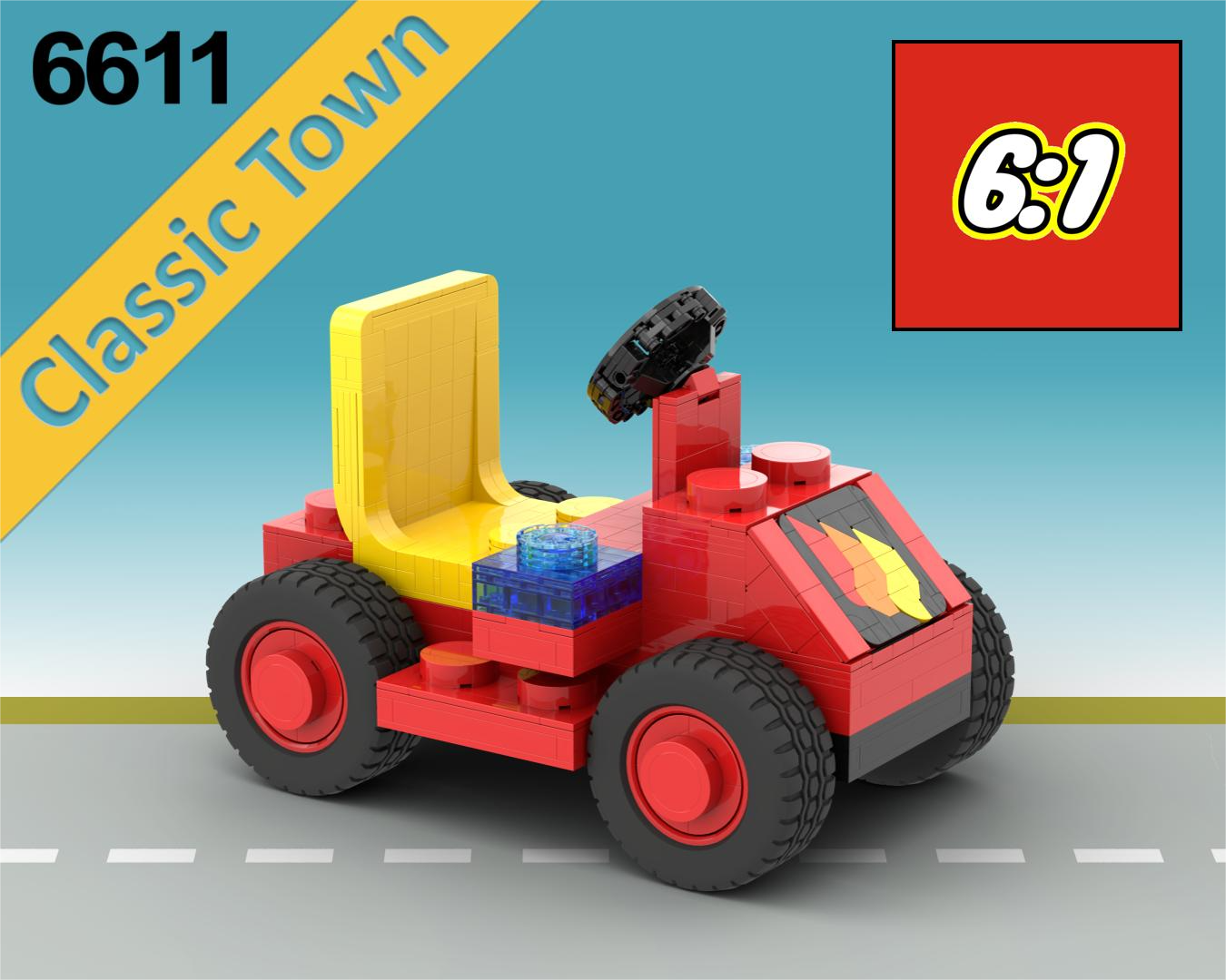 6611 Up-Scaled fire chief's car