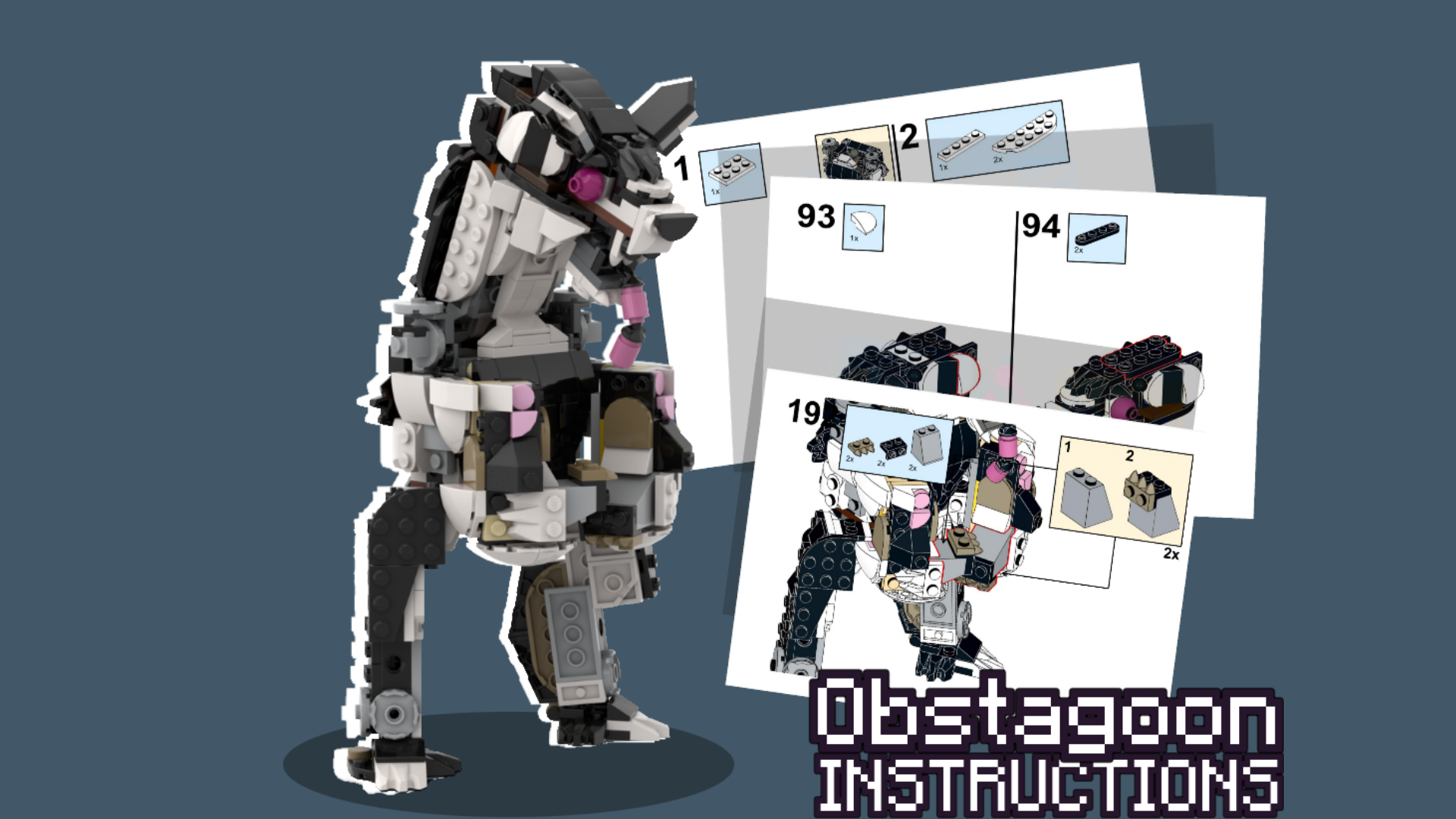 LEGO Obstagoon - Alternate Build Instructions alternate build