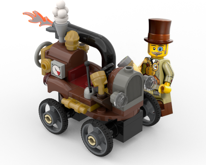 Steampunk soap box racer for Steampunk Inventor #1