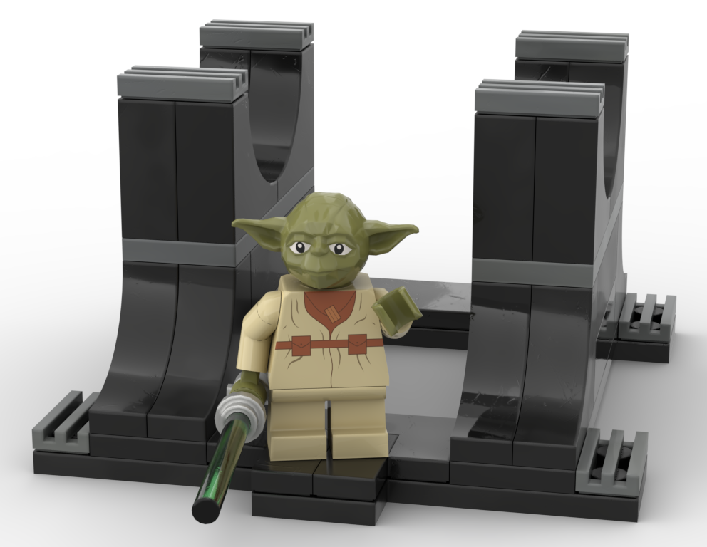 Modified Lightsaber Stand for Minifigure (6346098)