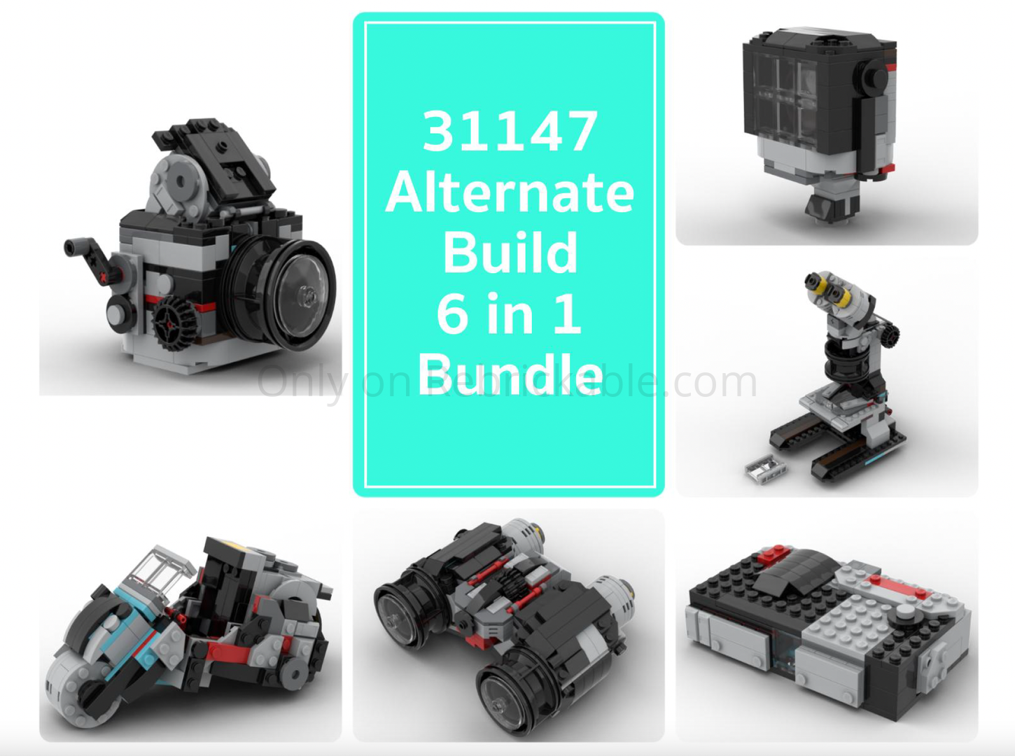 31147 Alternate Build 6 in 1 Bundle (MOC-208188) - LEGO MOC | MOC Tracker